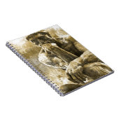 Verstoord bronzen beeld Auguste Rodin Notitieboek (Rechterzijde)