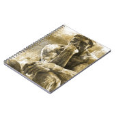 Verstoord bronzen beeld Auguste Rodin Notitieboek (Linkerzijde)