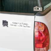 verstoord bumpersticker (Op Truck)