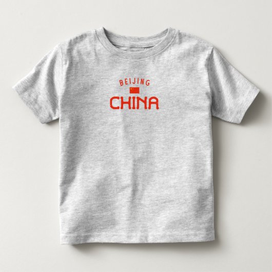 Verstoord China Kinder Shirts (Voorkant)