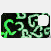 Verstoord hart Groen Case-Mate iPhone Case (Achterkant (horizontaal))