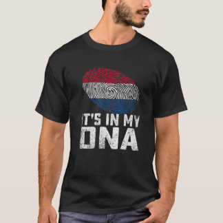 Verstoord in mijn DNA Nederlandse vlag Mannen T-shirt