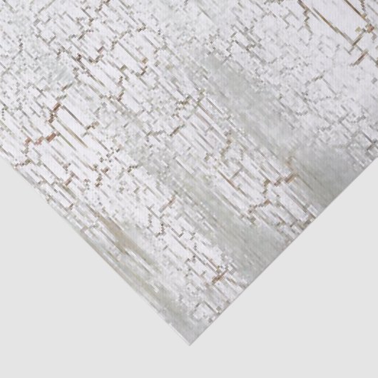 Verstoord wit tissuepapier (Detail)