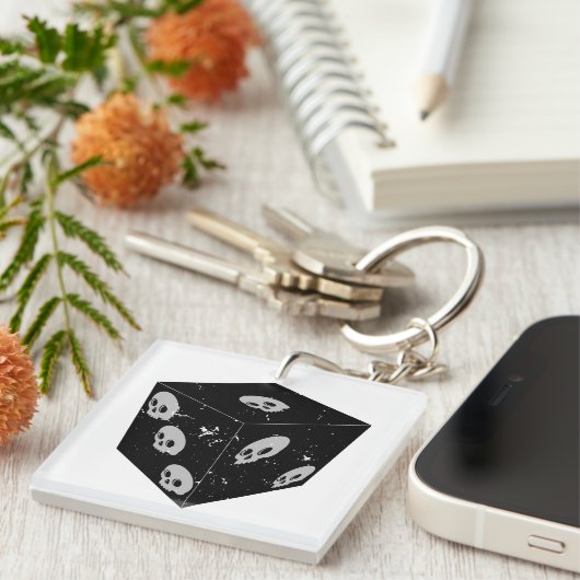 Verstoorde afvoerbuis sleutelhanger (Voorkant Rechts)