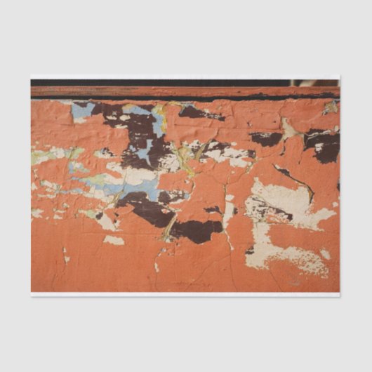 Verstoorde afwerking rode verf Stadsgewijs loft Tissuepapier (Voorkant)