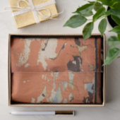 Verstoorde afwerking rode verf Stadsgewijs loft Tissuepapier (Geschenk)