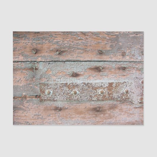 Verstoorde afwerking Weathered Painted Wood DIY De Tissuepapier (Voorkant)