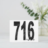 Verstoorde buffel 716 briefkaart (Staand voorkant)