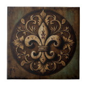 Verstoorde deklaag tegeltje (Voorkant)