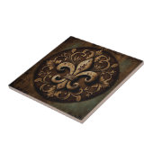 Verstoorde deklaag tegeltje (Zijkant)