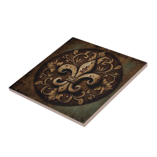 Verstoorde deklaag tegeltje (Zijkant)