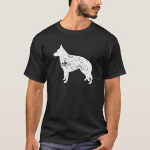 Verstoorde Duitse eigenaar van Shepherd Silhouette T-shirt