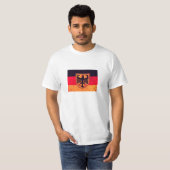 Verstoorde Duitse vlag T-shirt (Voorkant volledig)