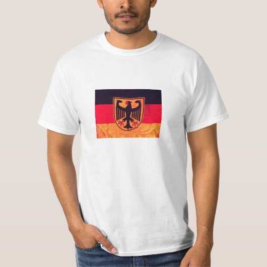 Verstoorde Duitse vlag T-shirt (Voorkant)