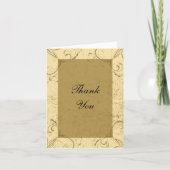 Verstoorde en elegante Dank u Bedankkaart (Voorkant)