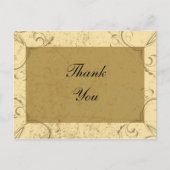 Verstoorde en elegante Dank u Briefkaart (Voorkant)