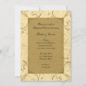 Verstoorde en legante bruiloft repetitie kaart (Voorkant)