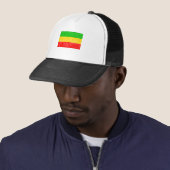 Verstoorde Ethiopische vlag Trucker Pet (In situ)
