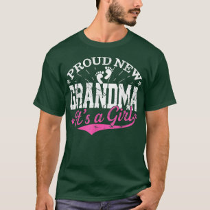 Verstoorde gender onthullen trots nieuw oma Het is T-shirt