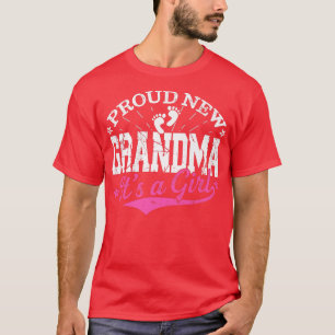 Verstoorde gender onthullen trots nieuw oma Het is T-shirt