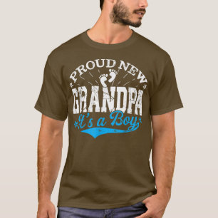 Verstoorde gender onthullen trots nieuwe opa Het i T-shirt