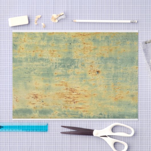 Verstoorde groene verf Stadskleding Tissuepapier (Craft)