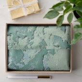 Verstoorde groene verf Stadskleding Tissuepapier (Geschenk)