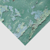 Verstoorde groene verf Stadskleding Tissuepapier (Detail)