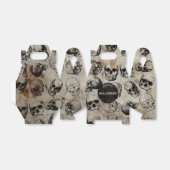 Verstoorde Happy Halloween Party  Skulls Bedankdoosjes (Uitgevouwen)