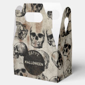Verstoorde Happy Halloween Party  Skulls Bedankdoosjes (Geopend)
