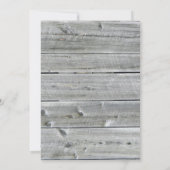 Verstoorde hout Cowboy Boots - Weddenschap Kaart (Achterkant)