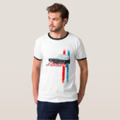 Verstoorde illustratie kwikkoker t-shirt (Voorkant volledig)
