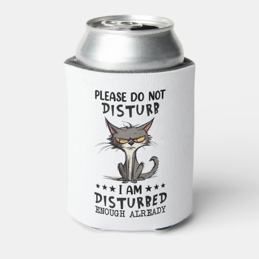 Verstoorde kat blikjeskoeler (Blikje Achterkant)