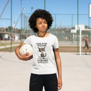 Verstoorde kat Tri-Blend shirt