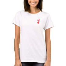 Verstoorde koningin van harten Pocket T-Shirt