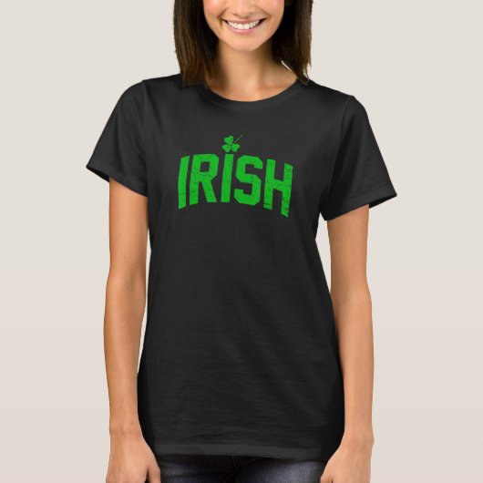 Verstoorde Mannen van St Patrick's Day Lucky Irish T-shirt (Voorkant)