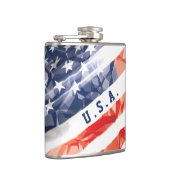 Verstoorde oude Amerikaanse vlag Heupfles (Rechts)