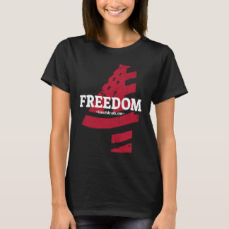 Verstoorde patriottische vrijheid op 4 juli Vereni T-shirt