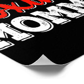 Verstoorde proud Boxing mama Happy Moederdag Poster (Hoek)