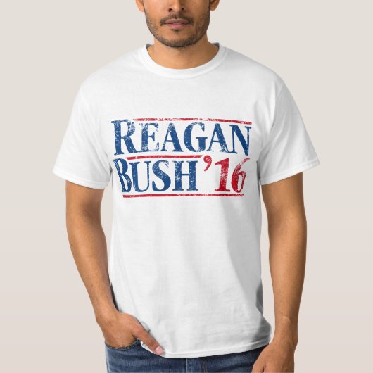 Verstoorde reagan - Struik ’16 T-shirt (Voorkant)