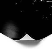 Verstoorde Scale Halloween White Skull Poster (Hoek)