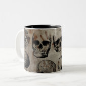 Verstoorde  spierballen tweekleurige koffiemok (Voorkant links)