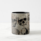 Verstoorde  spierballen tweekleurige koffiemok (Center)