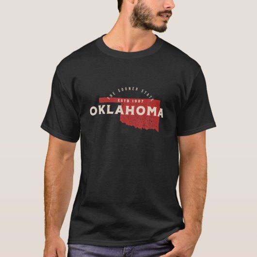  verstoorde staat Oklahoma geeft de eerste S T-shirt (Voorkant)