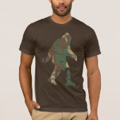 Verstoorde T-shirt van Camo Sasquatch (Voorkant)