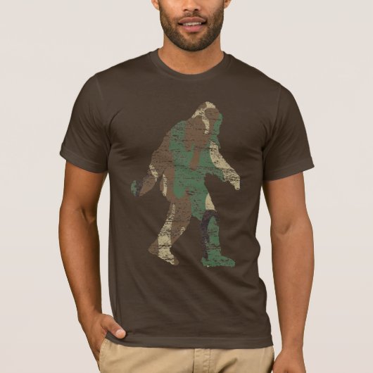 Verstoorde T-shirt van Camo Sasquatch (Voorkant)