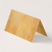 Verstoorde tekst Elegant nostalgisch oud document  Visitekaartje (Achterkant)