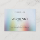 Verstoorde tekst Moderne, kleurrijke Abstracte kun Visitekaartje (Achterkant)