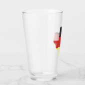 Verstoorde Texas German Flag Prost Glas (Rechts)