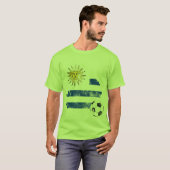 Verstoorde Uruguay-Voetbal T-shirt (Voorkant volledig)